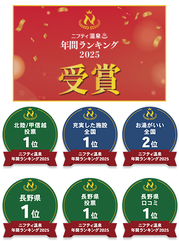 ニフティ温泉ランキングエンブレム